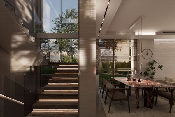 07_Zemin Kat-Salon-Merdiven